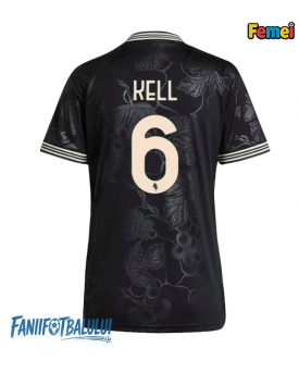Juventus Lloyd Kelly #6 Tricou Fotbal Replică 2025-26 Femei Treilea